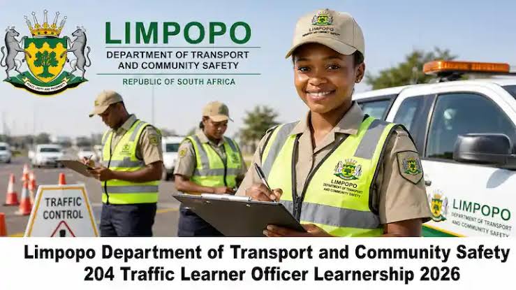 Traffic Officer Learnerships 2026: 204 Posts Available
